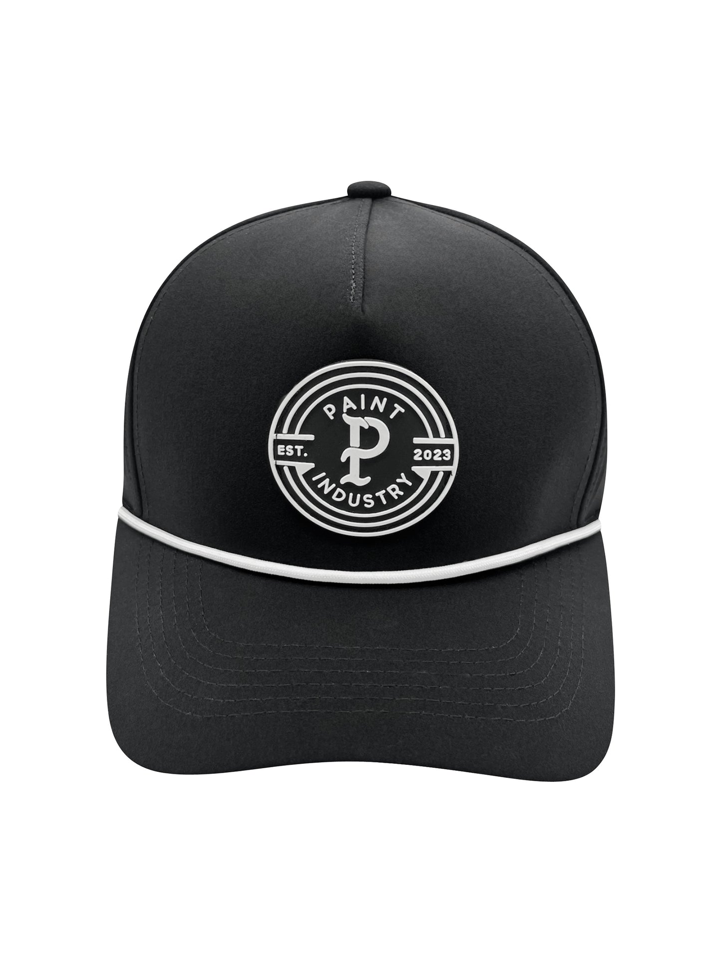 Paint Ind. Black SnapBack – White Rope