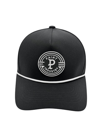 Paint Ind. Black SnapBack – White Rope