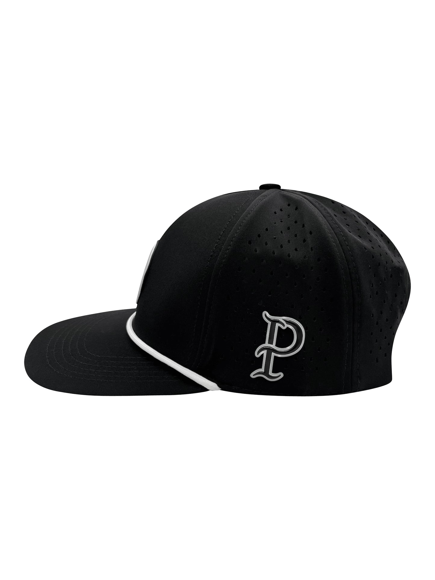Paint Ind. Black SnapBack – White Rope