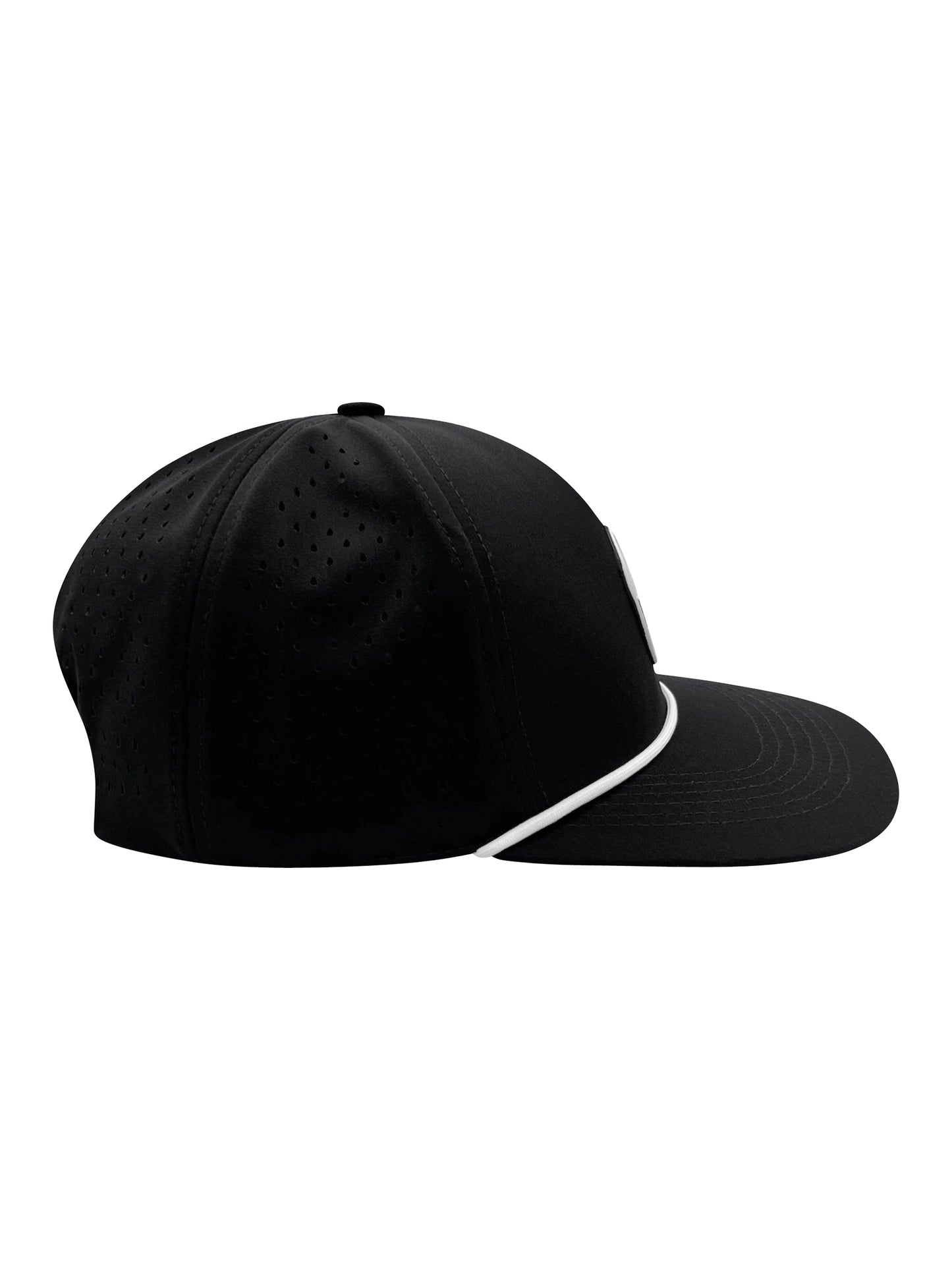 Paint Ind. Black SnapBack – White Rope